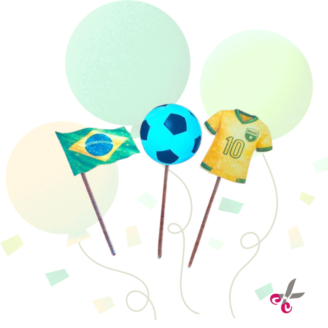 Topper Docinho  Brasil Copa do Mundo